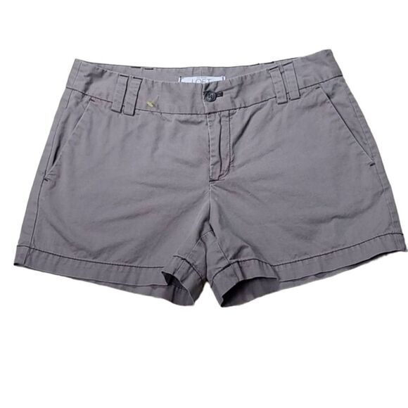 LOFT Pants - Ann Taylor LOFT Light Brown Flat Front Casual Chino Shorts Size 2 Women's Twill
